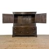 M-7014 Antique 18th Century Welsh Oak Carmarthenshire Coffer (3)