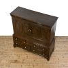 M-7014 Antique 18th Century Welsh Oak Carmarthenshire Coffer (8)