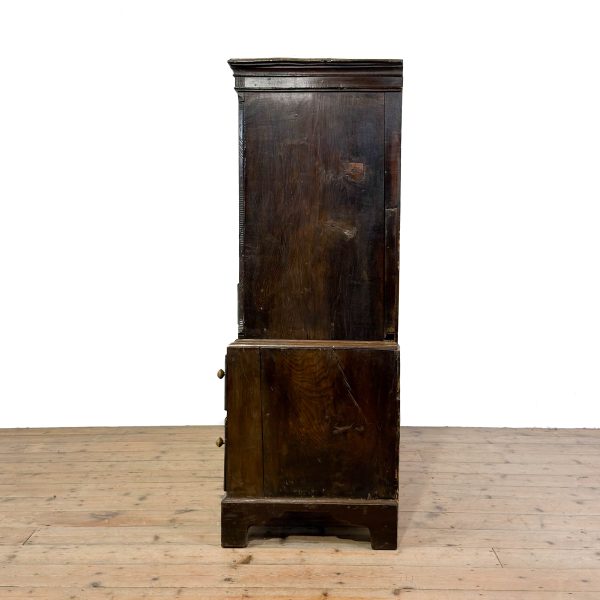 M-7014 Antique 18th Century Welsh Oak Carmarthenshire Coffer (9)