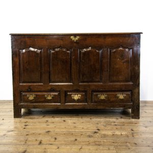 M-3278 Antique Welsh Oak Mule Chest 1