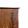 M-S026 Antique Serpentine Mahogany Chest of Drawers (4)