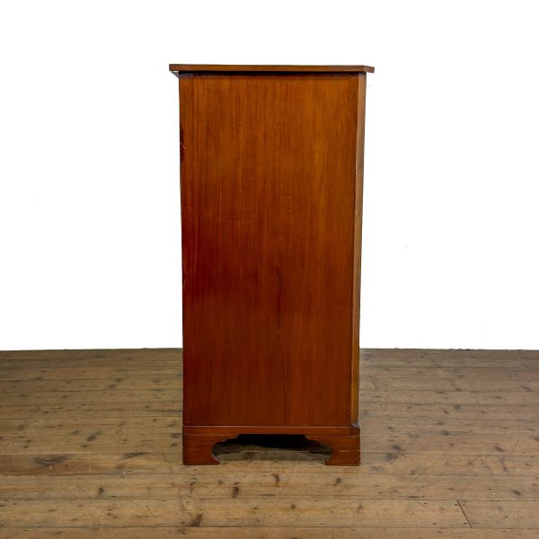 M-S026 Antique Serpentine Mahogany Chest of Drawers (5)