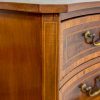 M-S026 Antique Serpentine Mahogany Chest of Drawers (6)