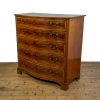 M-S026 Antique Serpentine Mahogany Chest of Drawers (7)