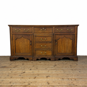 Antique Georgian Oak Dresser Base Sideboard