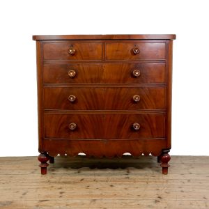 Antique Victorian Mahogany Chest of Drawers (5)