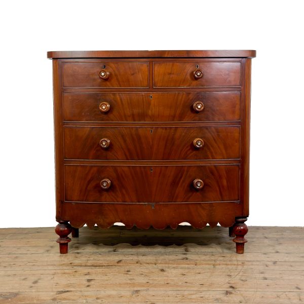 Antique Victorian Mahogany Chest of Drawers (5)