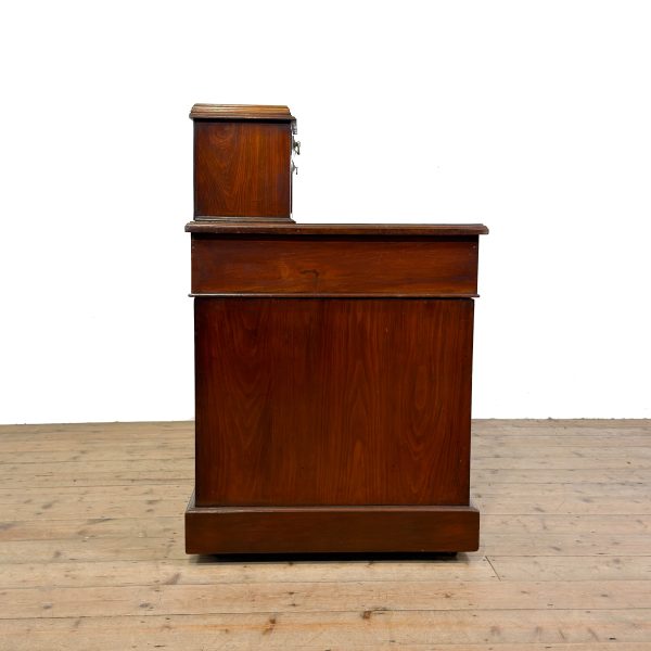 M-6303 Antique Victorian Mahogany Pedestal Desk by Hobbs & Co. 6