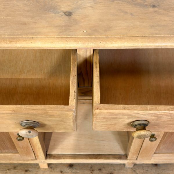 M-7016 Antique Victorian Pine Dresser Base 3