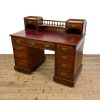 M-6303 Antique Victorian Mahogany Pedestal Desk by Hobbs & Co. 3