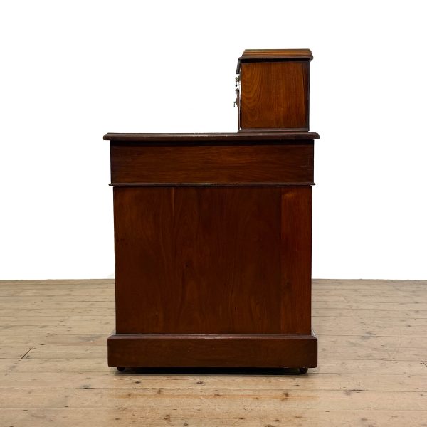 M-6303 Antique Victorian Mahogany Pedestal Desk by Hobbs & Co. 5