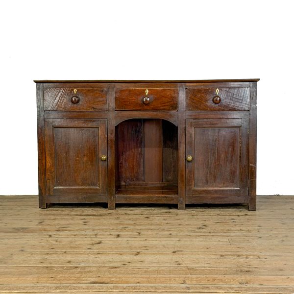 M-6256 Antique Oak Dresser Base (4)