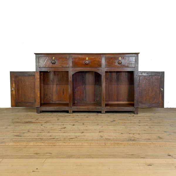 M-6256 Antique Oak Dresser Base (5)