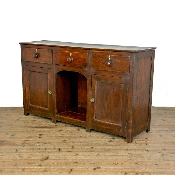 M-6256 Antique Oak Dresser Base (6)