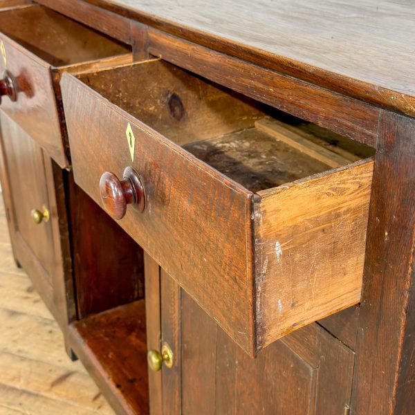 M-6256 Antique Oak Dresser Base (8)