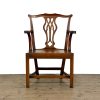 M-6950 Antique Fruitwood Chippendale Style Armchair (1)