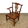M-6950 Antique Fruitwood Chippendale Style Armchair (3)