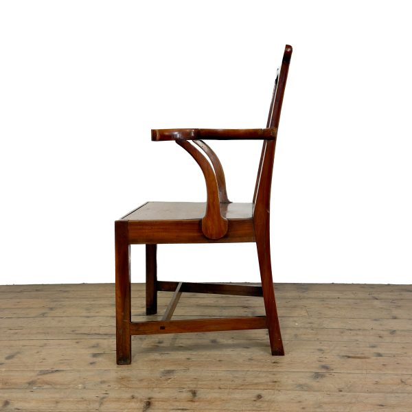 M-6950 Antique Fruitwood Chippendale Style Armchair (5)