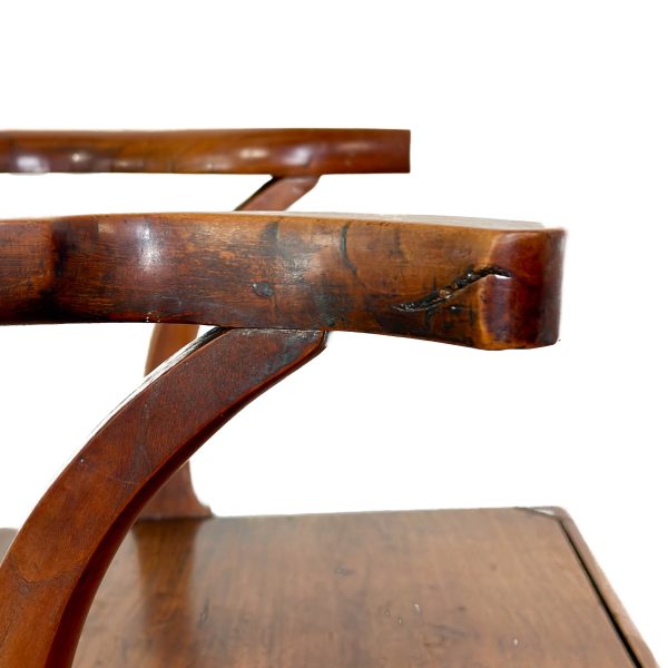 M-6950 Antique Fruitwood Chippendale Style Armchair (8)