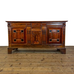 M-6972 17th Century Style Oak Coffer (4)