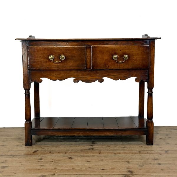 M-6979B 20th Century Oak Dresser Base (2)