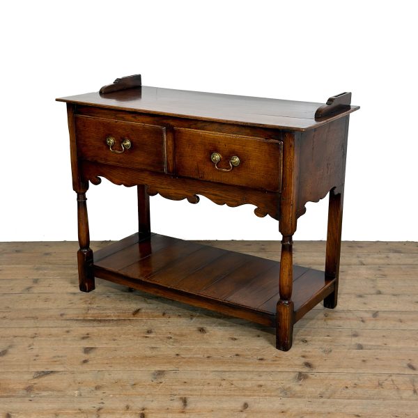 M-6979B 20th Century Oak Dresser Base (3)