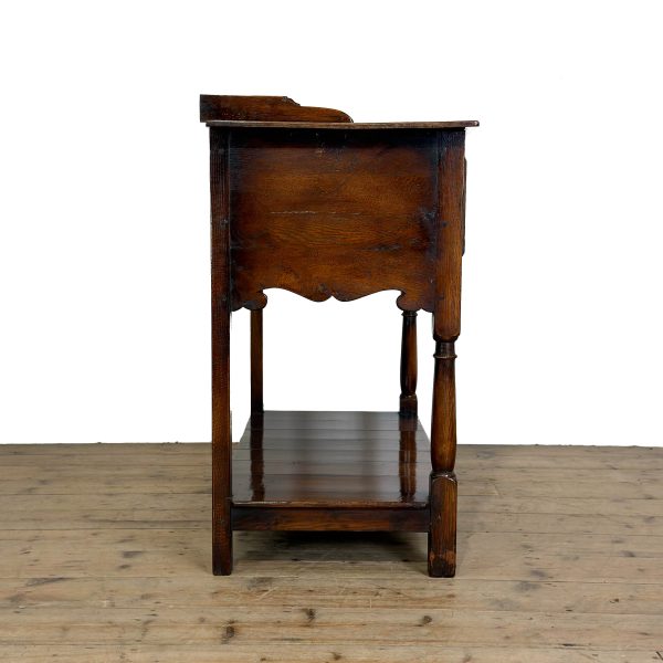 M-6979B 20th Century Oak Dresser Base (8)