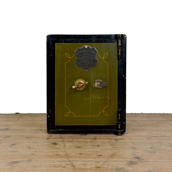 M-6985 Antique Small Safe Withy Grove Stores (4)