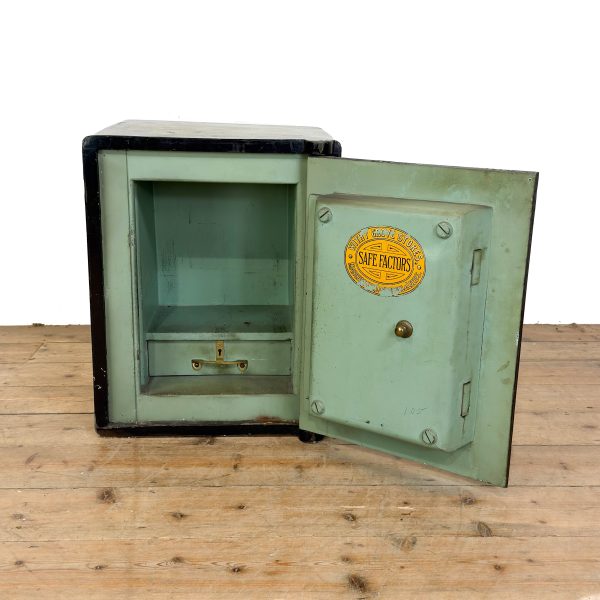 M-6985 Antique Small Safe Withy Grove Stores (6)