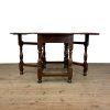 M-6988 Antique Large 18th Century Oak Gateleg Table (10)