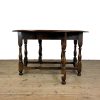 M-6988 Antique Large 18th Century Oak Gateleg Table (7)