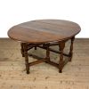 M-6988 Antique Large 18th Century Oak Gateleg Table (9)