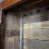 M-6989 Antique 18th Century Oak Livery Cupboard Wardrobe (5)