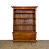 M-6993 Antique Walnut Open Bookcase (2)