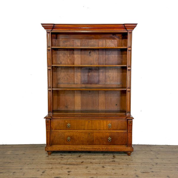 M-6993 Antique Walnut Open Bookcase (2)