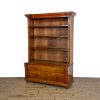 M-6993 Antique Walnut Open Bookcase (3)