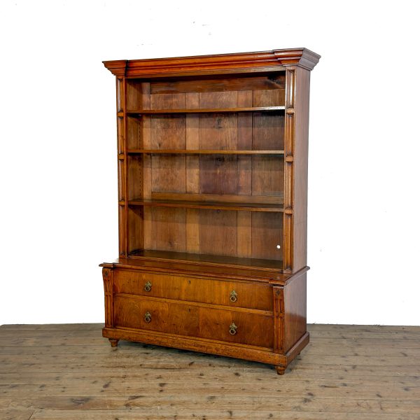 M-6993 Antique Walnut Open Bookcase (3)