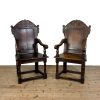M-6996 Antique Pair of Wainscot Chairs (4)