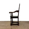 M-6996 Antique Pair of Wainscot Chairs (7)