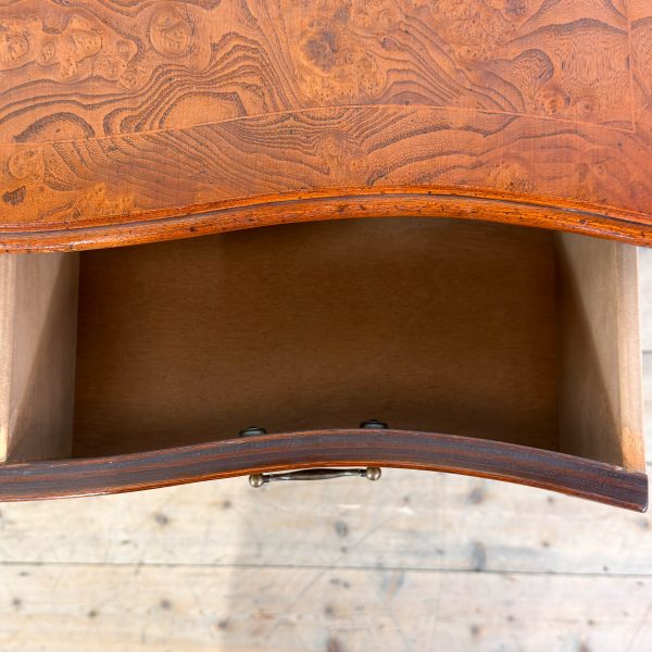 M-6998 Georgian Style Elm Serpentine Chest of Drawers (9)
