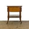 M-7000 Edwardian Oak Two Tier Trolley Side Table (2)