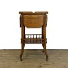 M-7000 Edwardian Oak Two Tier Trolley Side Table (6)