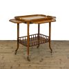 M-7000 Edwardian Oak Two Tier Trolley Side Table (8)