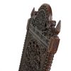 M-7002 Antique 19th Century Carved Anglo Indian Chair (6)