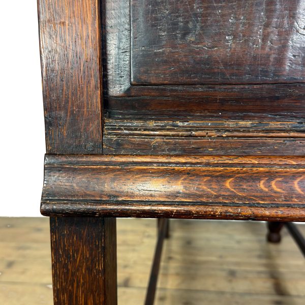 M-7004 Antique Jacobean Style Oak Dresser Base (1)
