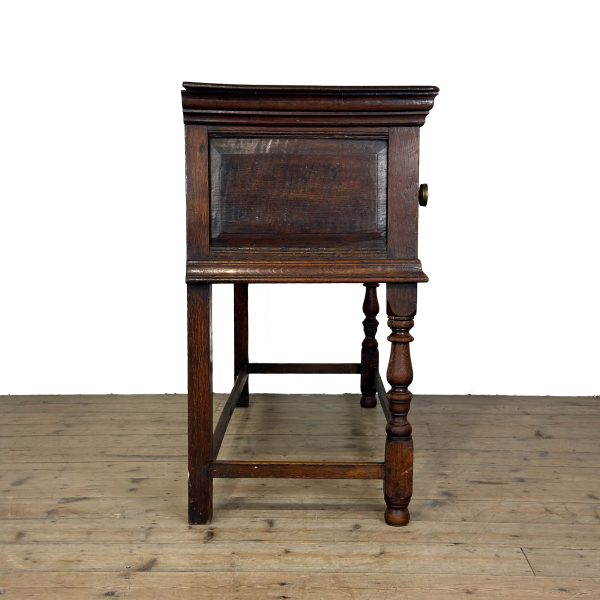 M-7004 Antique Jacobean Style Oak Dresser Base (11)