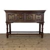 M-7004 Antique Jacobean Style Oak Dresser Base (3)