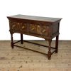 M-7004 Antique Jacobean Style Oak Dresser Base (4)