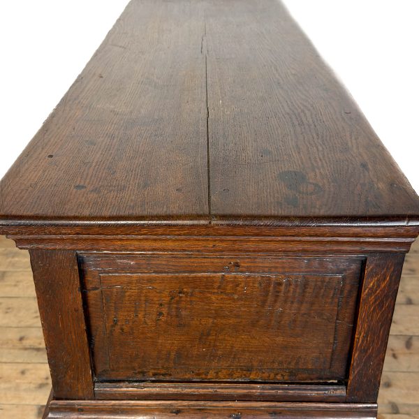 M-7004 Antique Jacobean Style Oak Dresser Base (8)