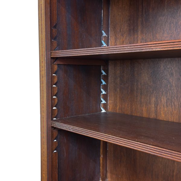 M-7008 20th Century Sheraton Style Open Bookcase (3)